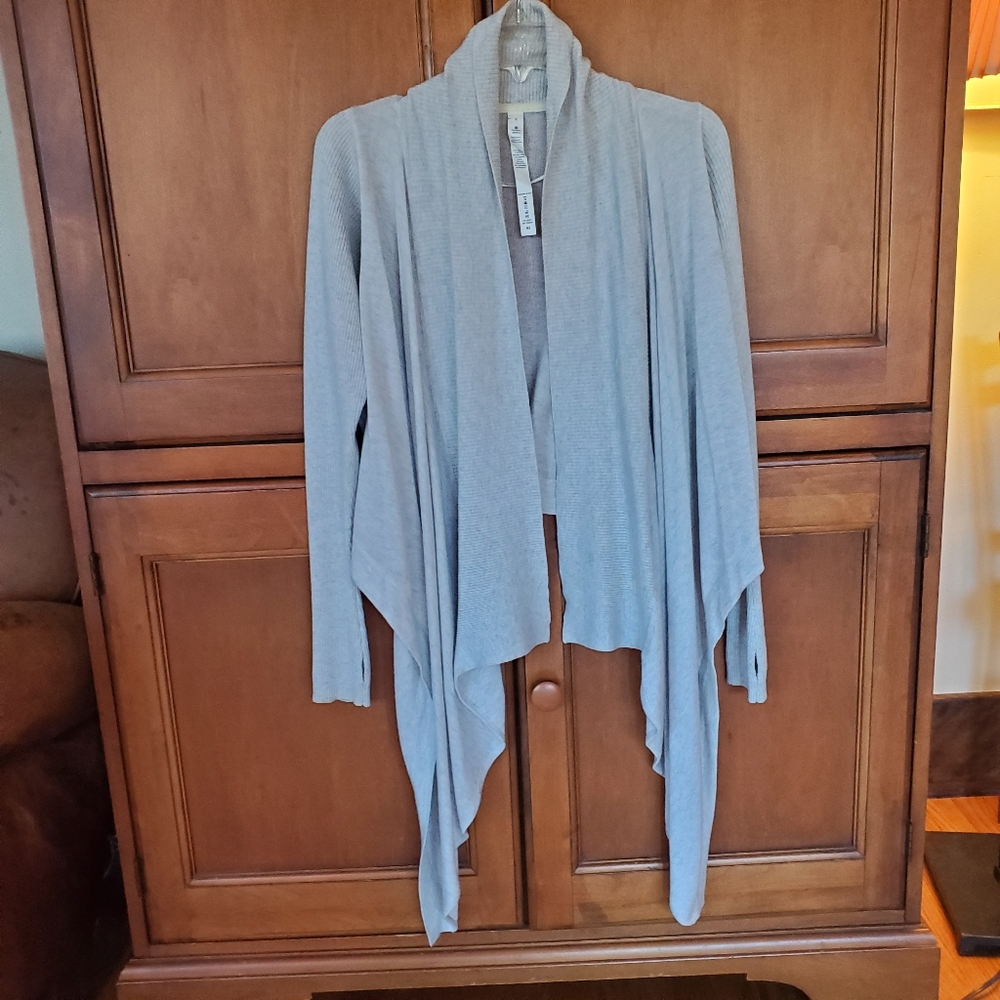 Lululemon Gray Open Sweater Wrap - Picture 5 of 5